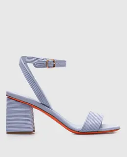 Santoni: Блакитні босоніжки 