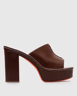 Santoni: Коричневі сабо 