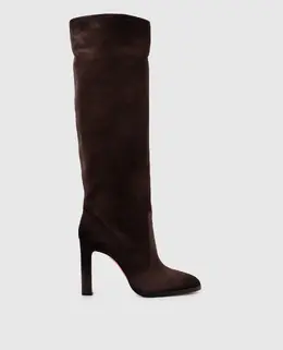 Santoni: Коричневые сапоги 