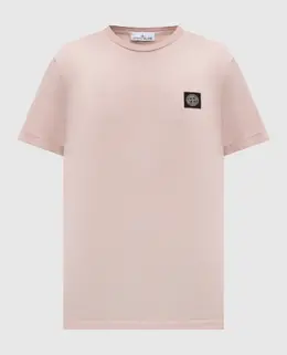 Stone Island: Рожеві футболки 