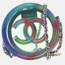 Chanel: Зелёный клатч 