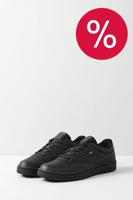 REEBOK: Чёрные кеды  Club C 85