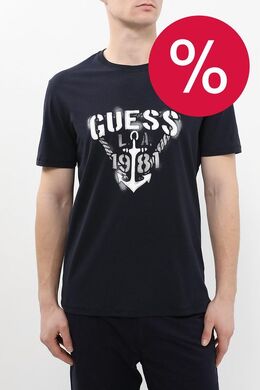 Guess: Хлопковая футболка 