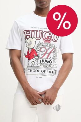 HUGO: Хлопковая футболка 