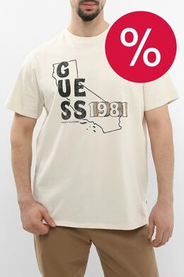 Guess: Хлопковая футболка 