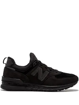 New Balance: Чёрные кроссовки  574