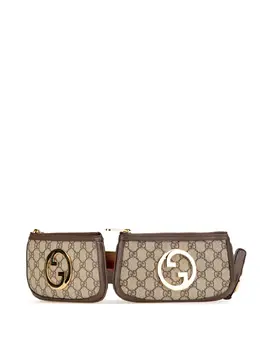 Gucci Pre-Owned: Коричневая поясная сумка 