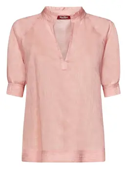 Max Mara: Блуза с рукавами-фонариками 