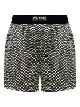 TOM FORD: Шорты в горошек 