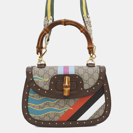 Gucci: Многоцветная сумка  GG Supreme
