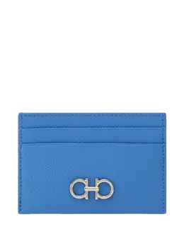 Ferragamo: Голубой картхолдер  Gancini