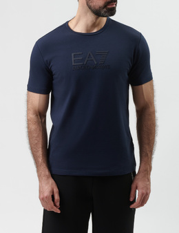 EA7 EMPORIO ARMANI: Сині футболки 