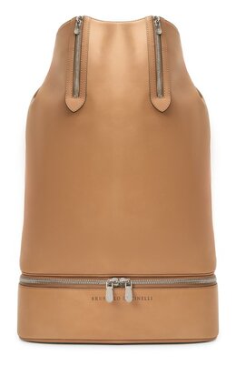 Brunello Cucinelli: Бежевый рюкзак 