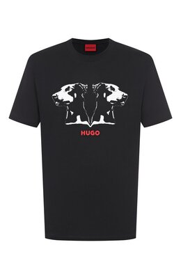 HUGO: Хлопковая футболка 