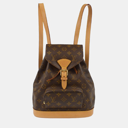 Louis Vuitton: Коричневый рюкзак 