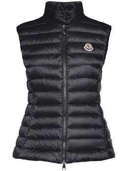MONCLER: Голубой жилет 