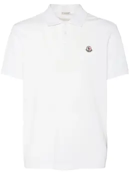 MONCLER: Хлопковое поло 
