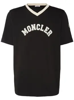 MONCLER: Хлопковая футболка 