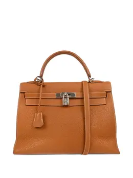 Hermès Pre-Owned: Коричневая сумка-шоппер 