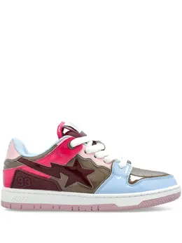 A BATHING APE®: Светлые кроссовки 