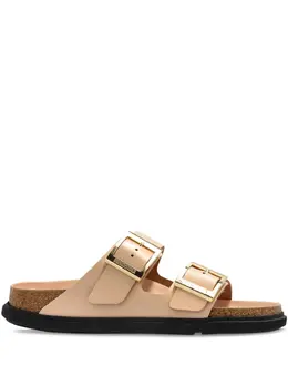 Birkenstock: Бежевые сандалии  Arizona