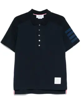 Thom Browne: Поло  4-Bar в полоску