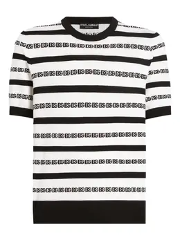Dolce & Gabbana: Шёлковая футболка  T