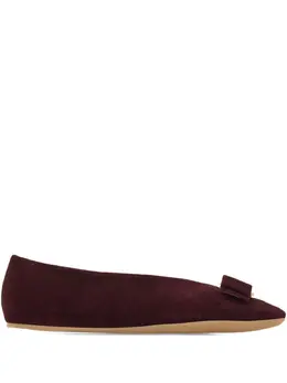 Ferragamo: Красные балетки  Vara