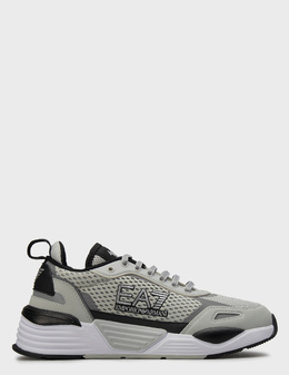 EA7 EMPORIO ARMANI: Сірі кросівки 
