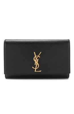 Saint Laurent: Чёрная сумка  Monogram
