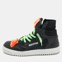 Off-White: Чёрные кроссовки 