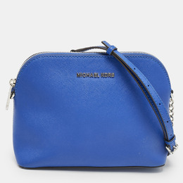 MICHAEL Michael Kors: Голубая сумка через плечо 