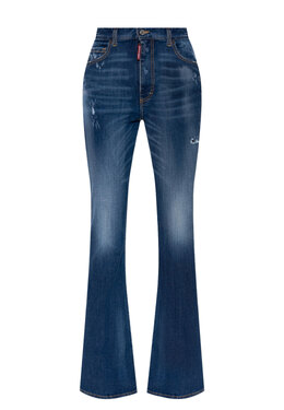 DSQUARED2: Расклешённые джинсы 