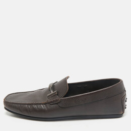 Tod's: Коричневые мокасины  Double T