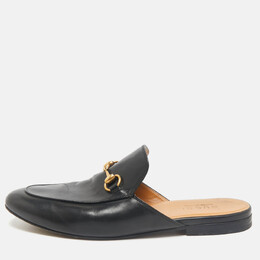 Gucci: Чёрные сабо  Princetown