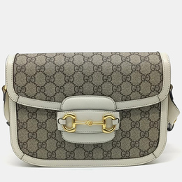 Gucci: Бежевая сумка  1955 Horsebit