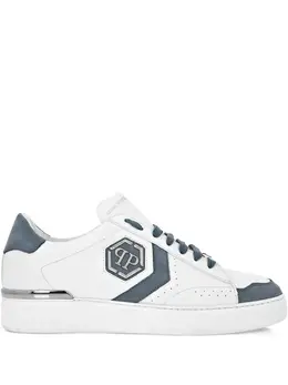 Philipp Plein: Белые кроссовки  Hexagon