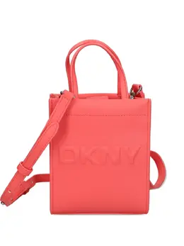 DKNY: Розовая сумка через плечо 