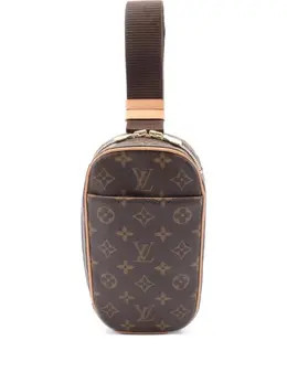 Louis Vuitton Pre-Owned: Коричневая сумка через плечо 