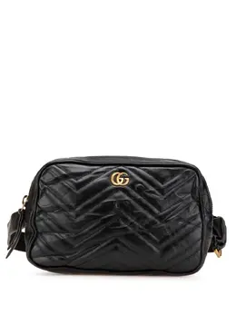Gucci Pre-Owned: Чёрная поясная сумка 