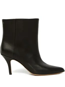 MM6 Maison Margiela: Чёрные ботинки 