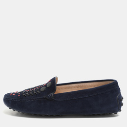 Tod's: Синие мокасины 
