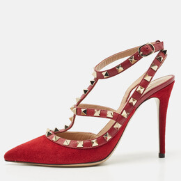 Valentino: Красные туфли  Rockstud