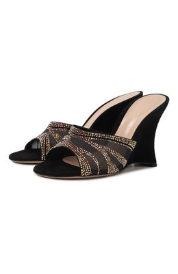 Gianvito Rossi: Чёрные сабо 