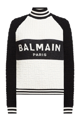 BALMAIN: Трикотажный свитер 