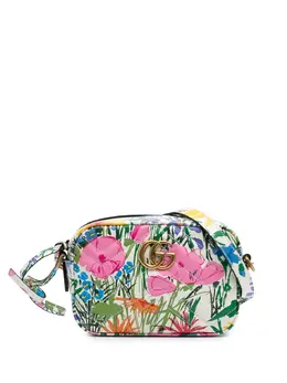 Gucci Pre-Owned: Сумка через плечо с растительным принтом 
