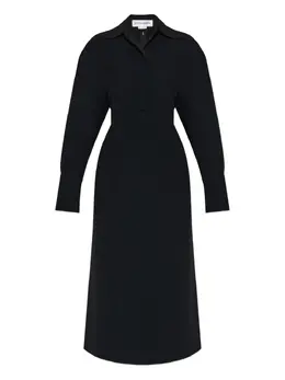 Victoria Beckham: Платье с английским воротником 