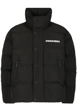 Dsquared2: Чёрный пуховик 