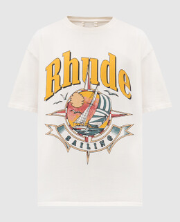 Rhude: Білі футболки 