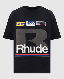 Rhude: Чёрная футболка 